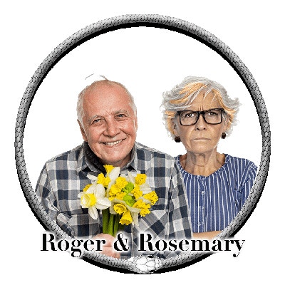 Roger & Rosemary - Roger, a quiet bachelor, long-time resident, vice president of the Board, and enabler. Rosemary, a former Board member, who is now the power behind Rebecca’s throne.